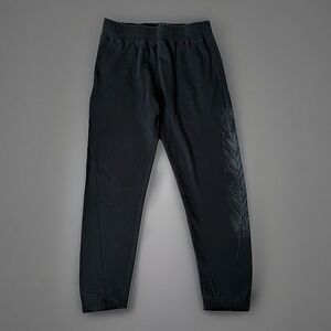 Venor Gray 100% Cotton Feather Sweat Pants Women's Size M Heavy Knit New